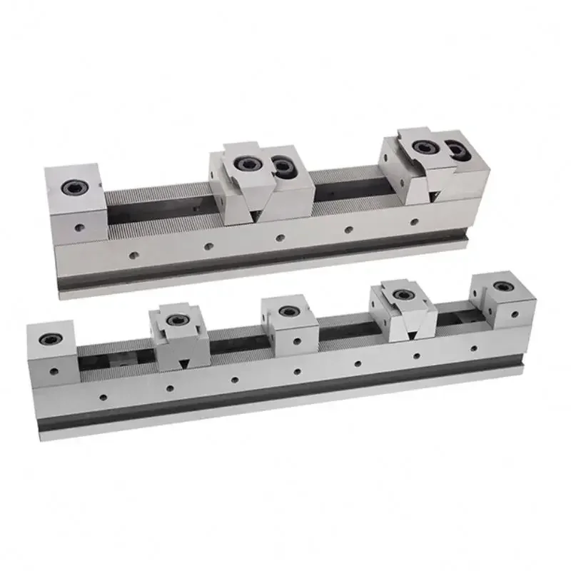 2026 KSD50-500-4FD Cheap Precision Versatile Multi Clamping Adjustable Multiple Line Up Vise Rail System for Cnc Machine