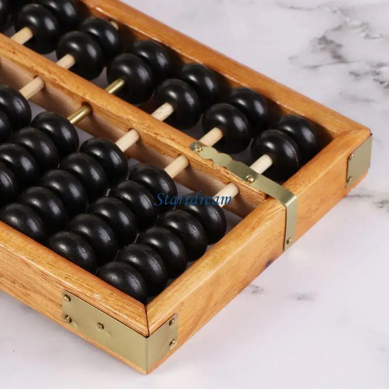 محمولة صينية 13 رقمًا عمودًا ABACUS ABACUS SOROBAN حساب العد K92C