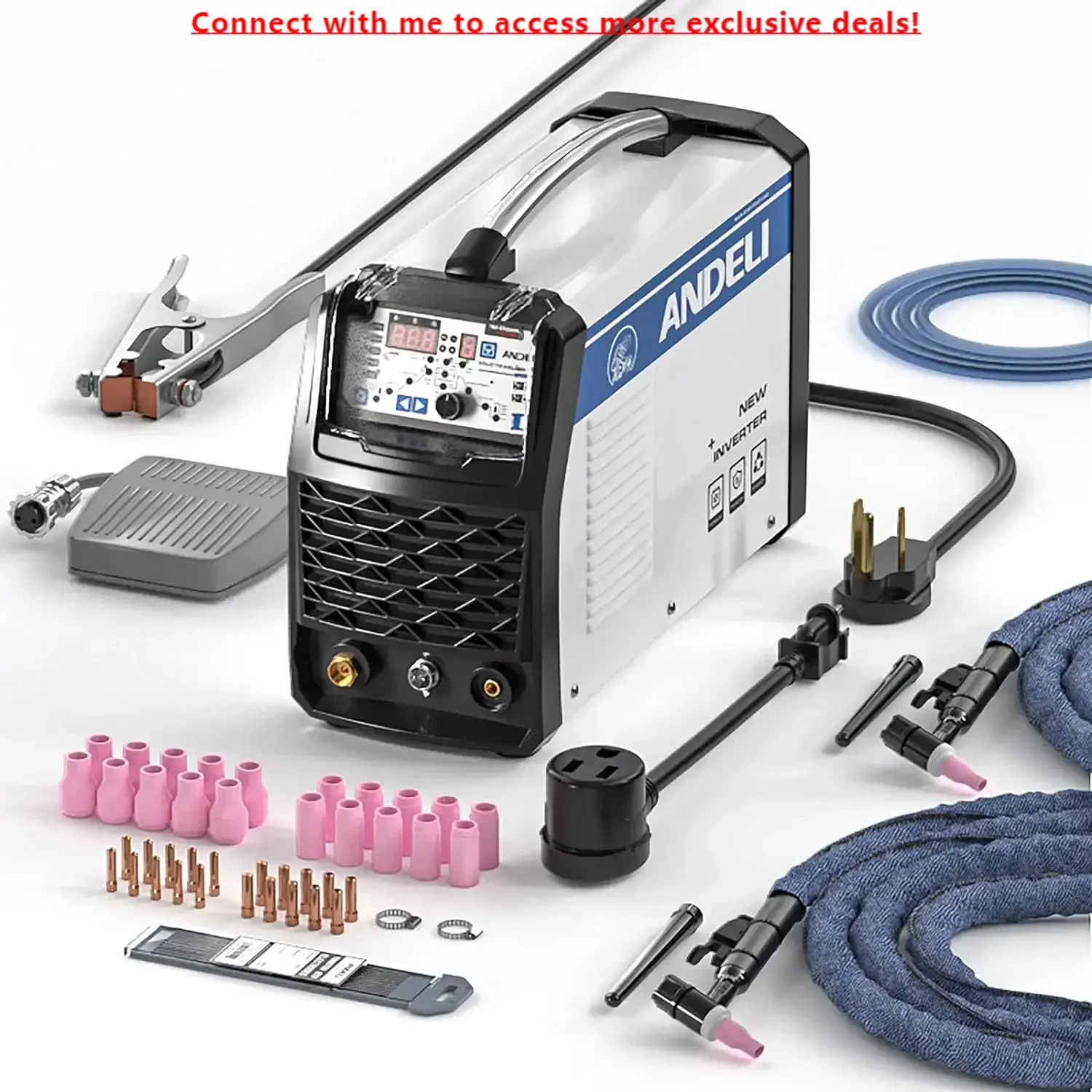 

ANDELI TIG250MPC Welder MOS Tube Multifunctional Cold Welding Machine With Hot/Cold/TIG Pulse Cold TIG Welding Machine 110/220V