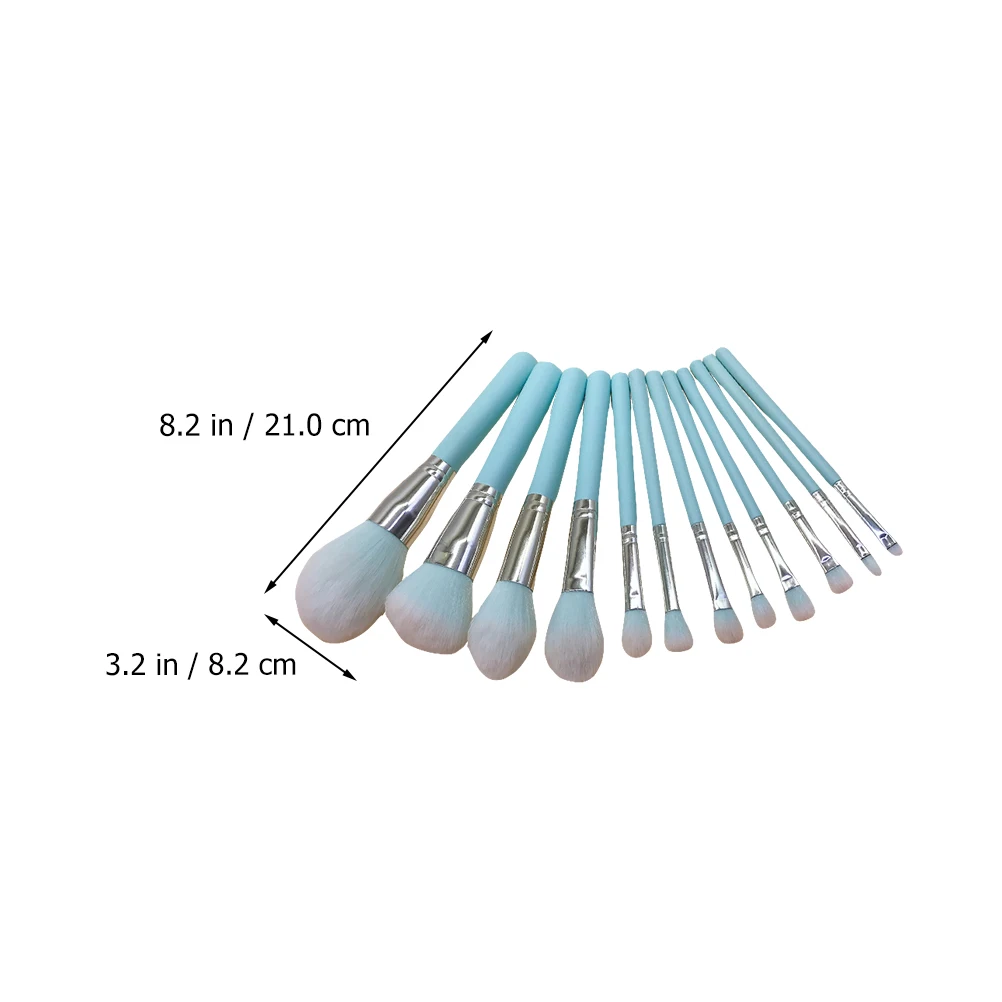 

12pcs Makeup Brush Set Wooden Eyeshadow Foundation Brushes Durable Comfortable Skin Friendly Cosmetics Beauty