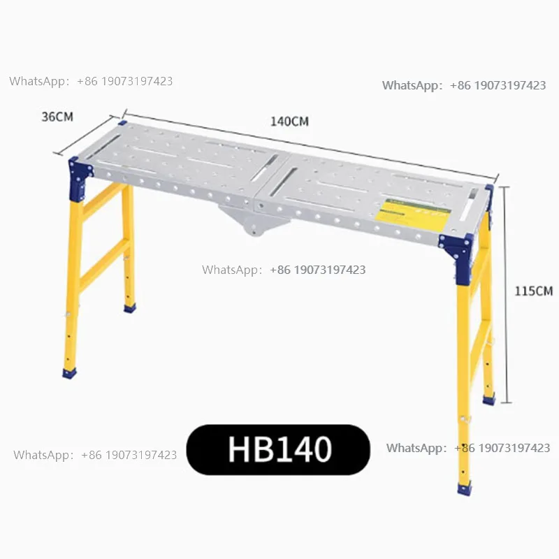 Folding integrated lifting thickening Horse stool for putty scraping/painting/decoration/ horse stool engineering ladder scaffol