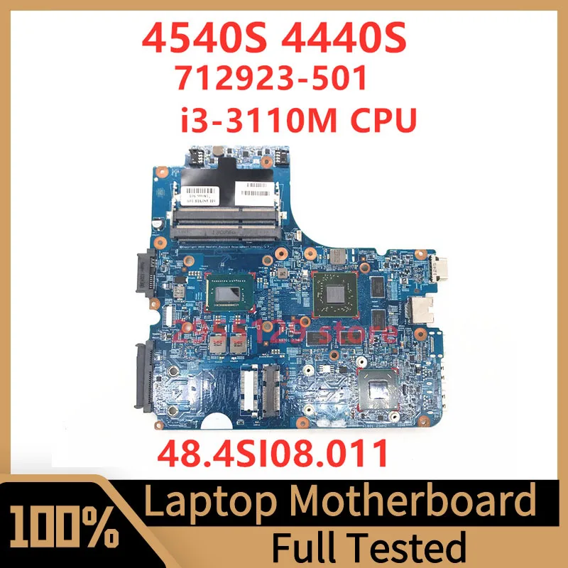 712923-501 712923-001 712923-601 For HP 4540S 4440S Laptop Motherboard 12260-1 48.4SI08.011 With SR0N2 I3-3110M CPU 100% Tested