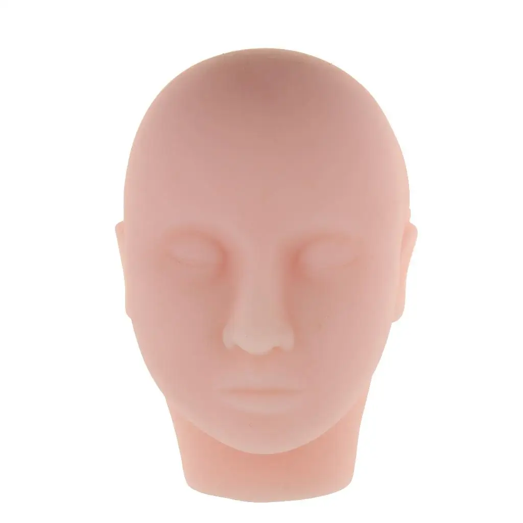 Peinture de Massage en Silicone souple à fond plat, poupée de pratique de maquillage, haute qualité et réutilisable