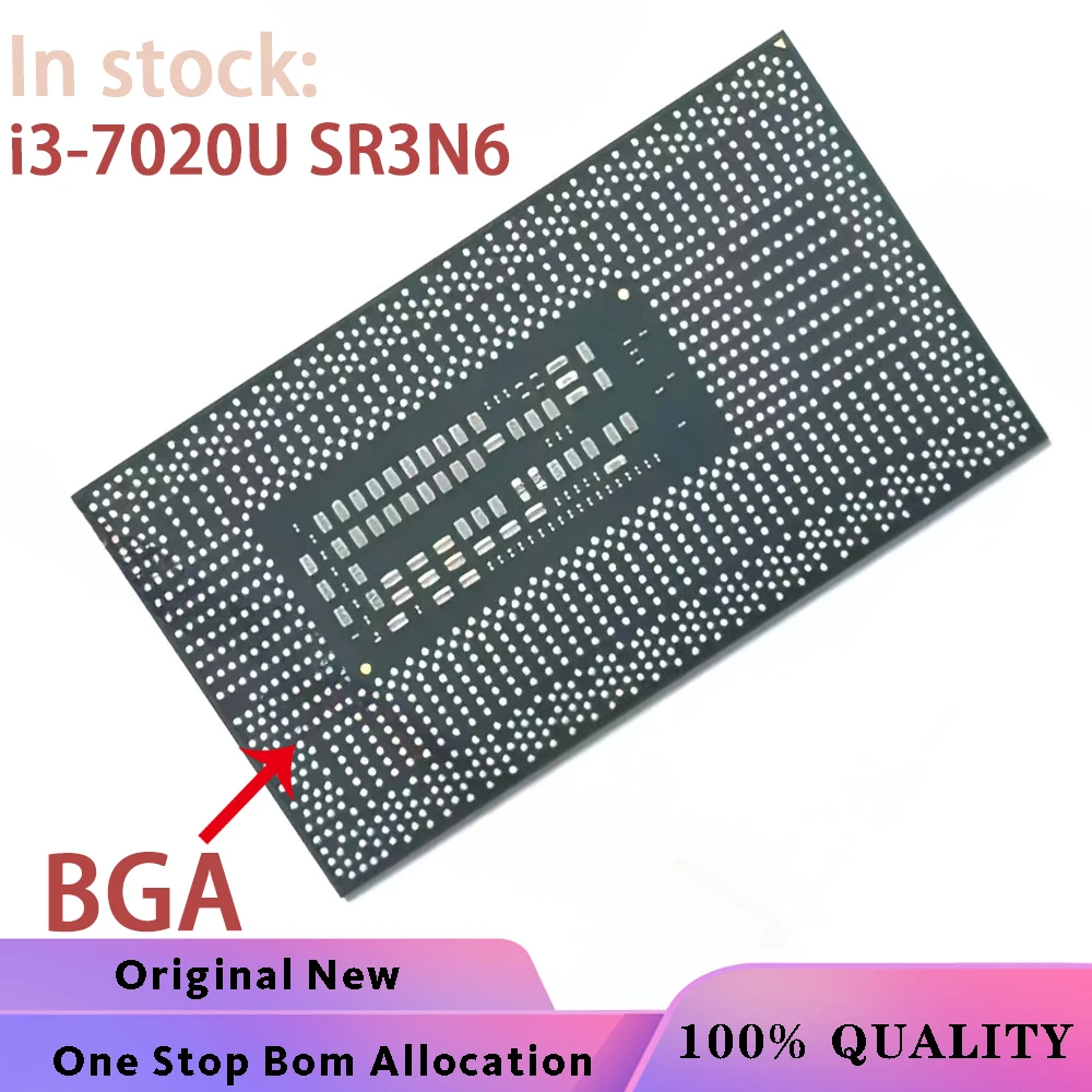 

100% New i3-7020U SR3N6 i3 7020U BGA Chipset