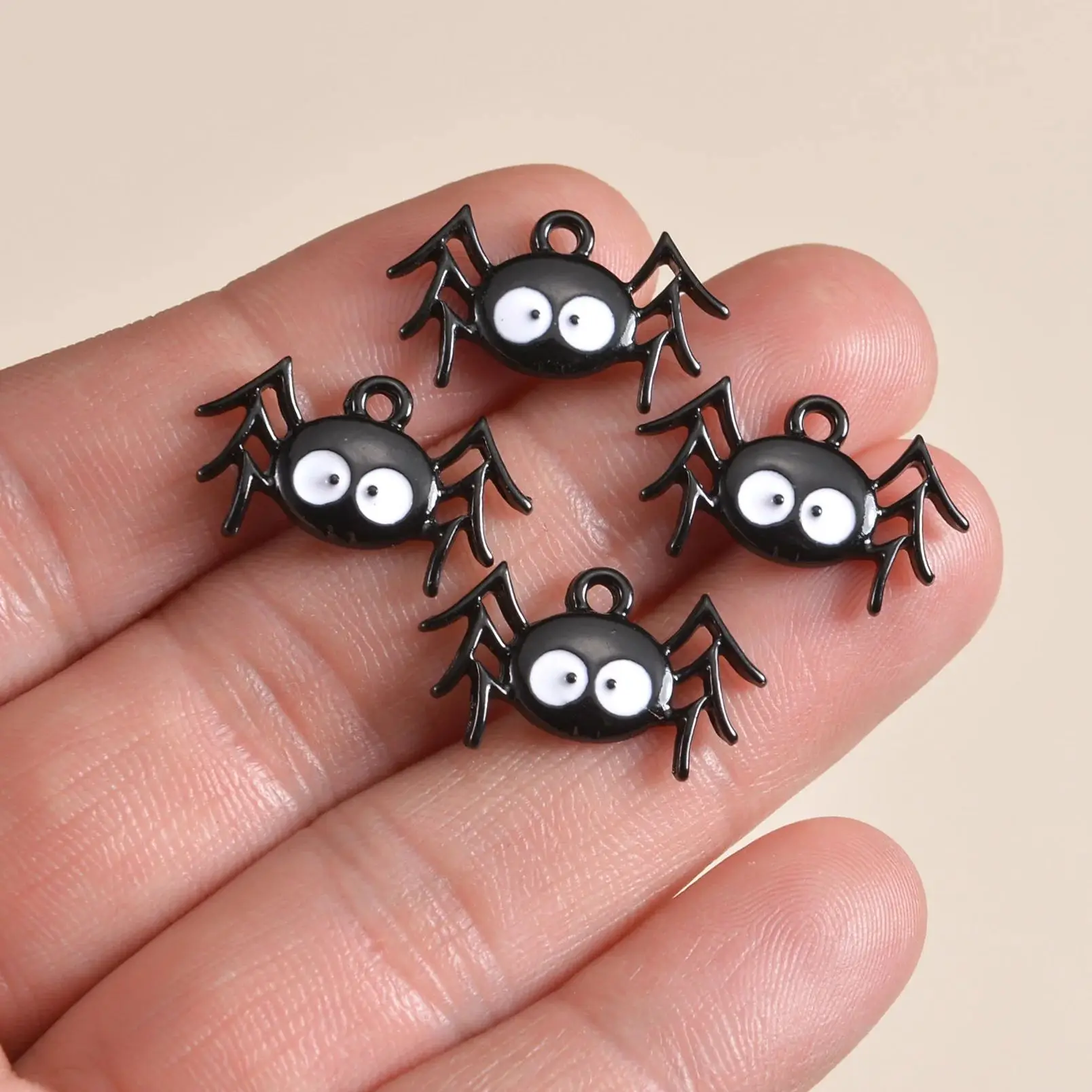 

Halloween Charms Spider Pumpkin Bat Cartoon Pendants DIY Making Earrings Bracelet Findings Jewelry Accessories 13*21mm