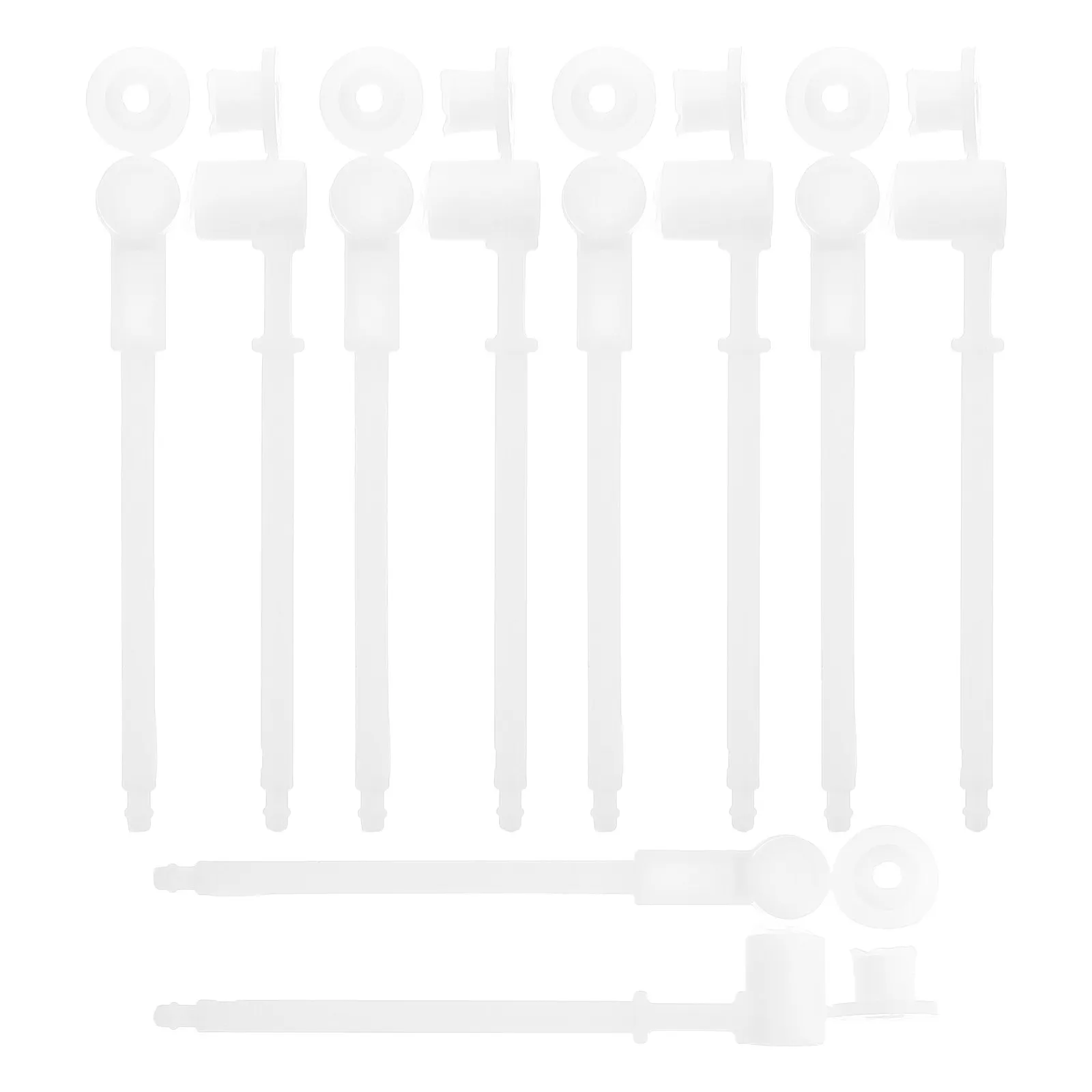 100 Pcs Hand Held Pinwheel DIY Windmill Sticks Handheld Rods Parts for Windmills Making Garden Replacement Kit Supply