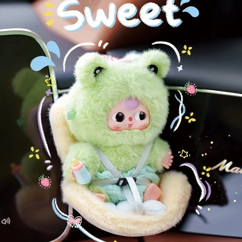 Детская слепая коробка с тремя автомобилями, дорожный компаньон, милая плюшевая кукла, украшение для автомобиля, рюкзак, подвеска, украшение, загадочный подарок