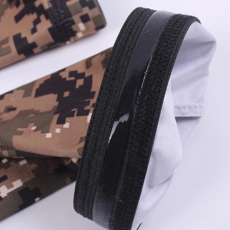 1 Pair Running Fishing UV Sun Protection Cuff Cover Tactical Camouflage Sports Arm Sleeve Basketball Cycling Arm Warmer