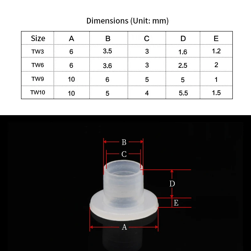 Transistor Spacer TW3 TW6 TW9 TW10 Gasket Convex Insulation Cap PC Thermal Conduction Dispersion Gasket T-Gasket