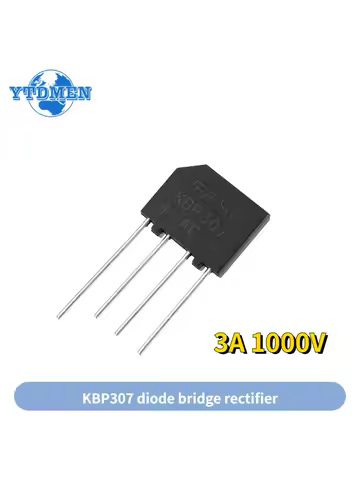 10PCS 3A 1000V KBP307 Diode Bridge Rectifier KBP 307 Power Diodes Kit