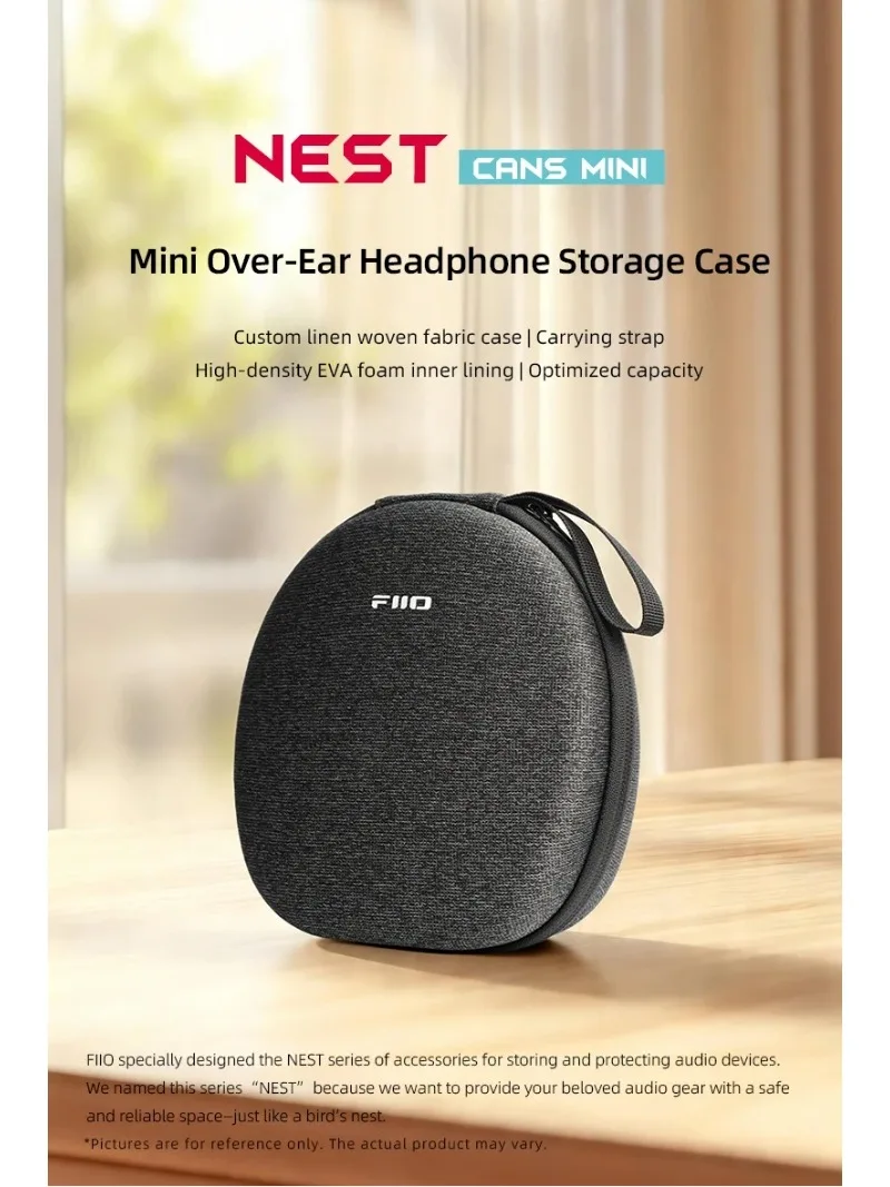 Przenośne pudełko do przechowywania słuchawek FiiO NEST/mini pudełko do przechowywania słuchawek pasuje do modeli EH11/EH13/FT1/Wind/JN3. — zdjęcie produktu 7