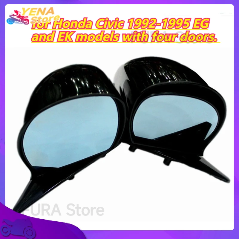 

The car side rearview mirror is specifically designed for Honda Civic 1996-2000EK models with four doors.