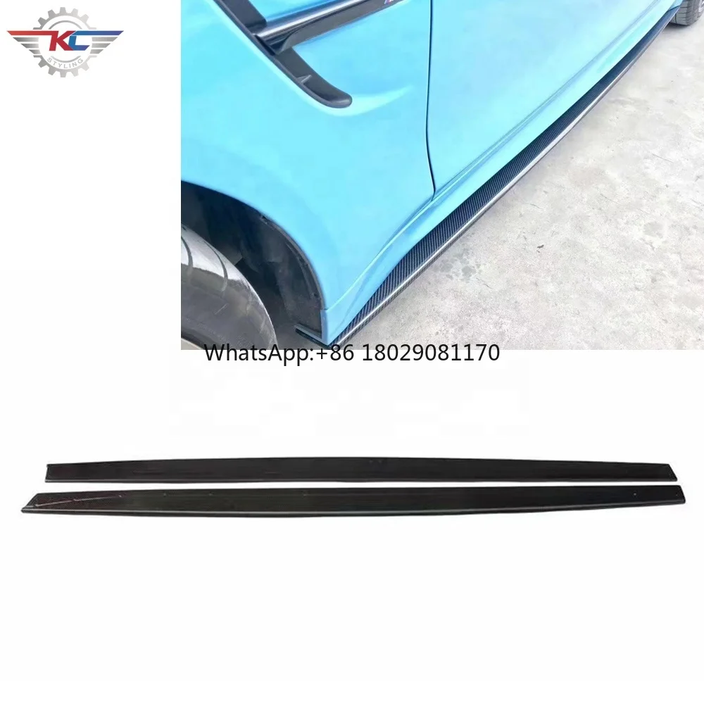 

style Side Skirts For BMW 3 4 F80 F82 F83 Series M3 M4 Year 2014-2020