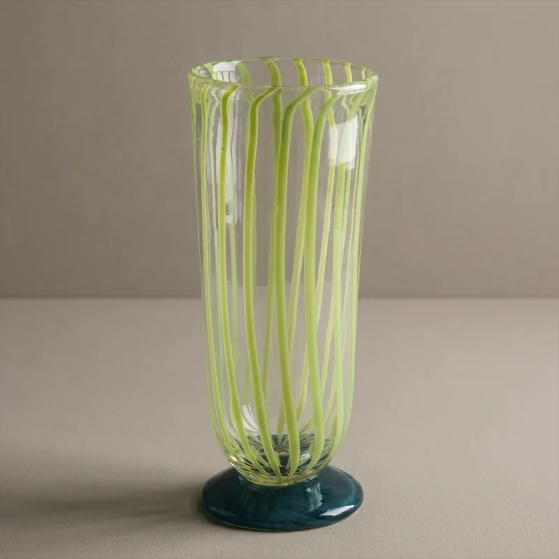 Vertical Green Vase Living Room Atmosphere Light Luxury Ornament Entrance В Скандинавском Стиле تحف كبيره للمنزل Jarrones