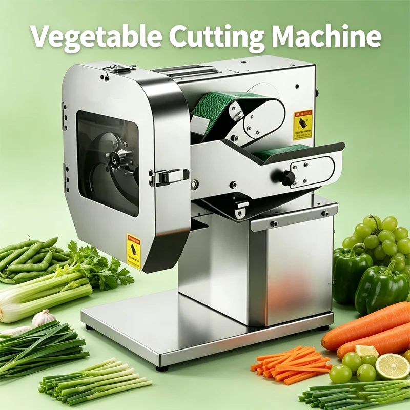 Stainless Steel Vegetable Cutter Electric Vegetable Cutting Machine Slice Shred Cut Tool For Hotel Restaurant Kitchen