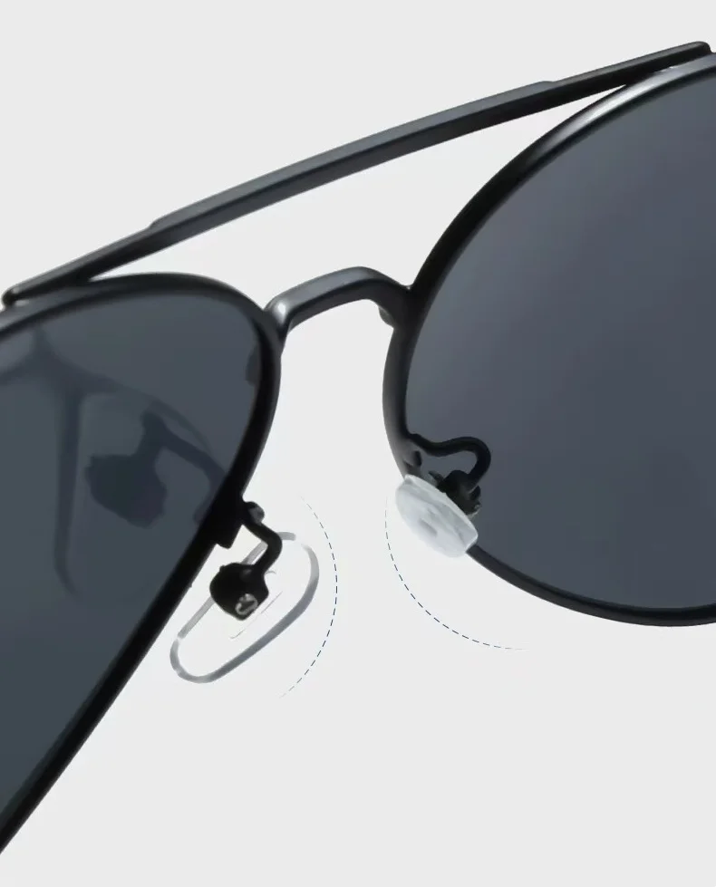 نظارات شمسية مستقطبة للرجال ، إطار ميتيل ، نظارات شمسية عالية الجودة ، تصميم العلامة التجارية ، نظارات رجالية ، صيد الأسماك ، نظارات القيادة ، UV400 #6