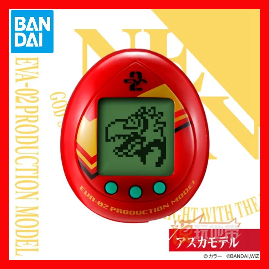 Original Bandai Tamagotchi Neon Genesis Evangelion EVATCHI EVA Shinji Rei Asuka Electronic Virtual Pet Toy for Kid Xmas Gift