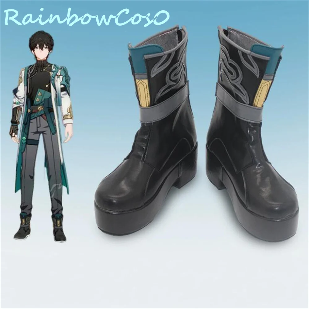 

Dan Heng DanHeng Honkai Star Rail Honkai Impact Cosplay Shoes Boots Game Anime Party Halloween Chritmas RainbowCos0 W3311