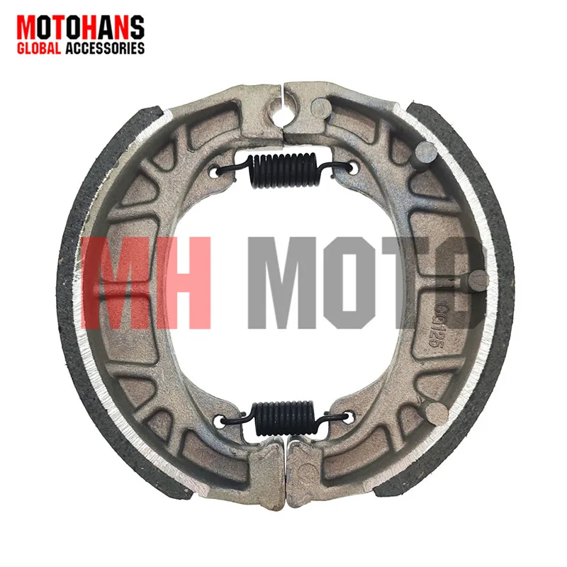 

MOTORCYCLE PARTS BLACK SHEEL ASBESTOS FREE BRAKE SHOE 110*25 FOR AT110 JH110 SMASH CG125 GY6 50 WIN100 BEST125 AX4