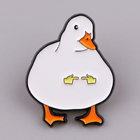 Cute Duck Enamel Pins Women's Brooches Funny Lapel Pins Badge on Backpack Costume Accessories Animal Jewelry Gifts for Friends