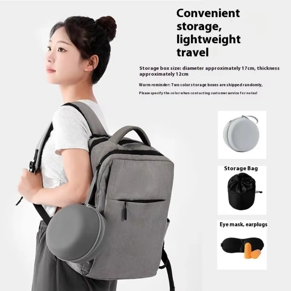 New Portable Travel Memory Foam Pillow Adjustable Protection Neck Hooded U-shaped Pillows with A Hood Nap Pillow