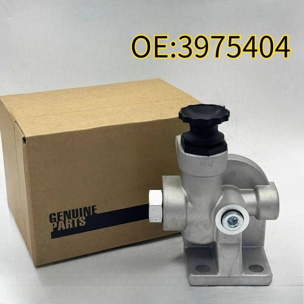 

High quality New For 3975404 Excavator QSB6.7 Engine Fuel Filter Head 6754-71-7200 FS19732 396398100 Priming pump Filter Head