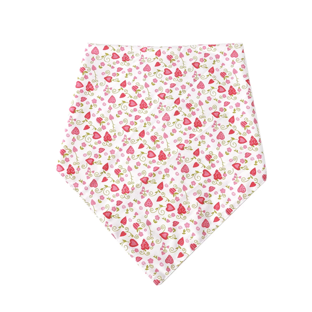 

Loving Heart Scarf Cotton Scarves Triangle Pet Towel Saliva Bandana Drool Bibs for Dogs Cats Non Fading Outdoor Style Fashion