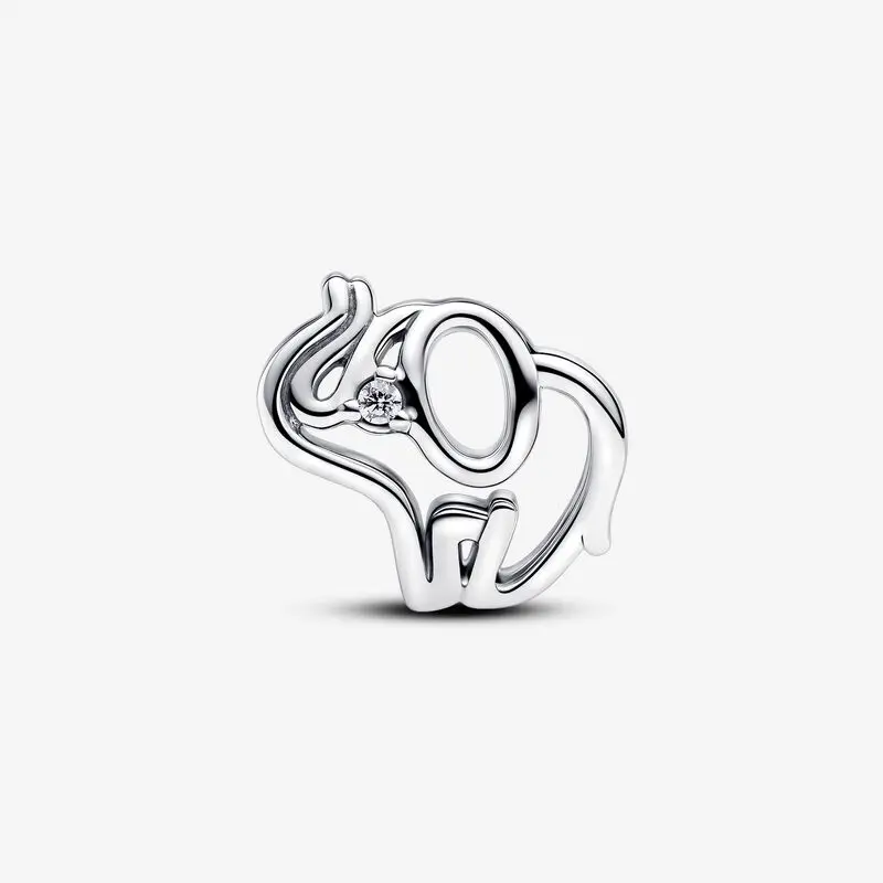 Openwork Elephant Climbing Frog Adventure Backpack Charm Real 925 Sterling Silver beads Fits Pandora bracelets Jewelry Making