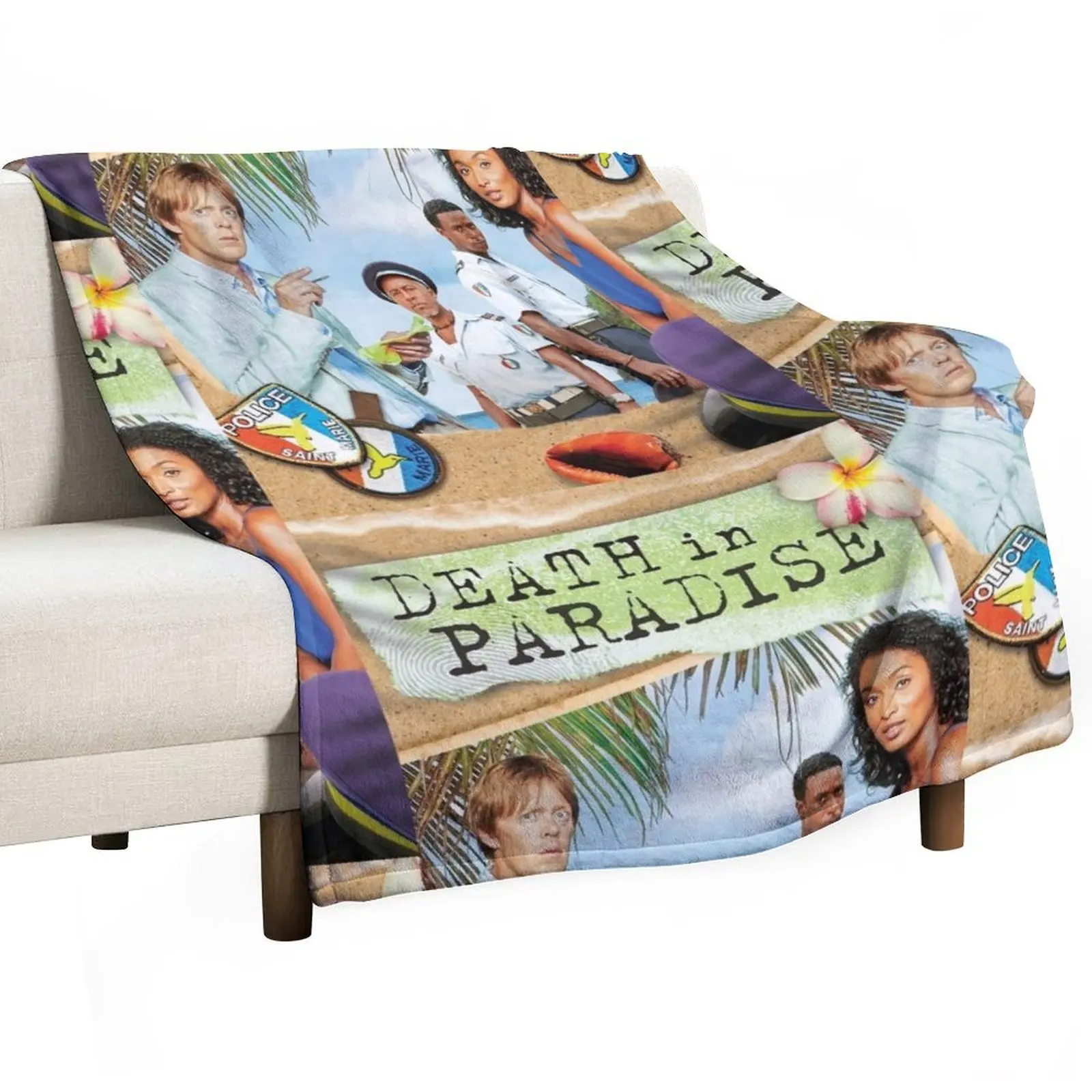 

BBC Death in Paradise Throw Blanket for winter valentine gift ideas Large Blankets