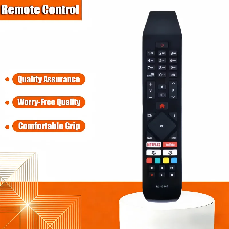 

KL Spot RC43140 Remote Control Compatible with Hitachi Smart Models 24HE2000 32HE2000 32HE4000 40HE4000 43HK6000 43HK6500