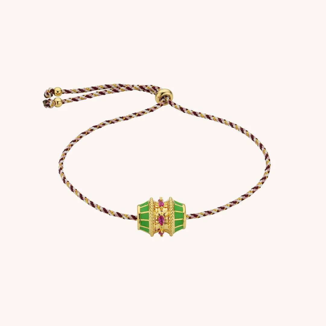 Drum Dough Pendant Twists Chain Bracelet Valentine\'s Day Gift Dopamine Colorful Drip Oil Tarot Bracelet Female Jewelry Gifts