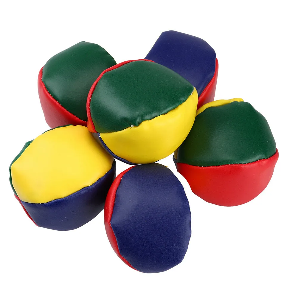 5 uds pelotas de malabarismo para principiantes Kit de bolas de malabares suaves Mini pelotas de malabarismo fáciles de manejar perfectas para diversión y alivio del estrés