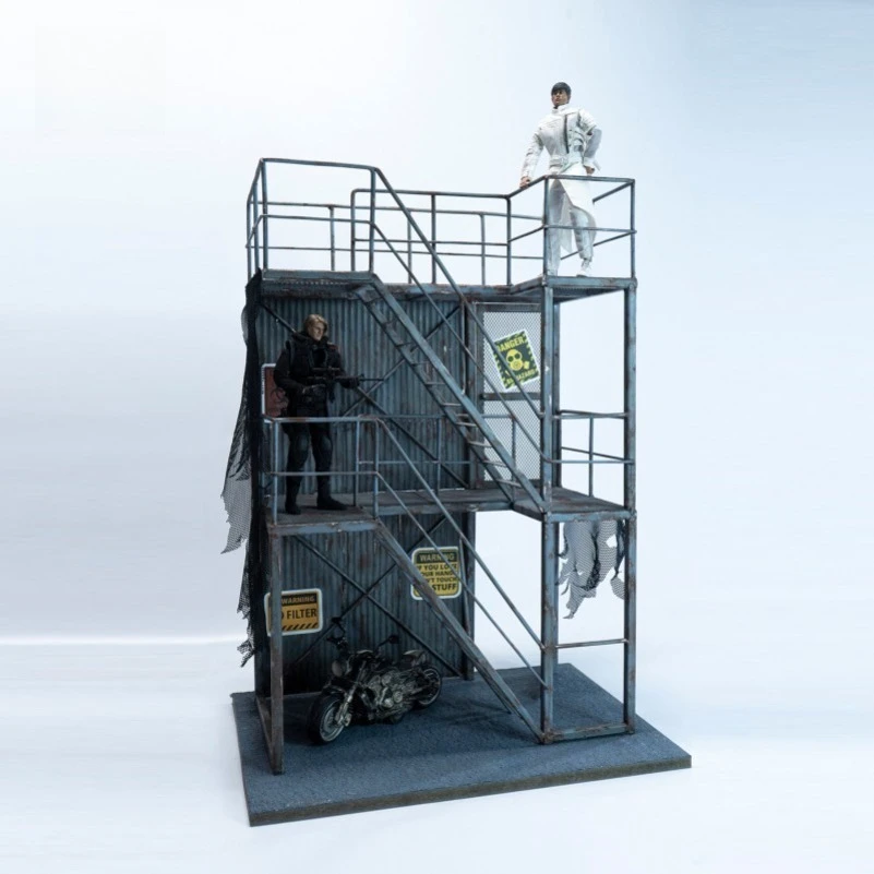 1/12 End Lookout Station Platform Scene Ornament Figure Model Props Soldier Accessories