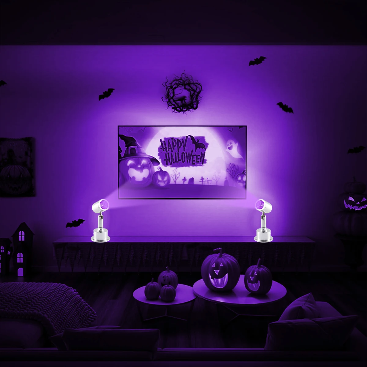 ไฟสปอตไลท์ LED สีดำ, โคมไฟตั้งโต๊ะแบบเรืองแสง, ไฟตู้, ไฟตู้เครื่องประดับ, ไฟทำเล็บ