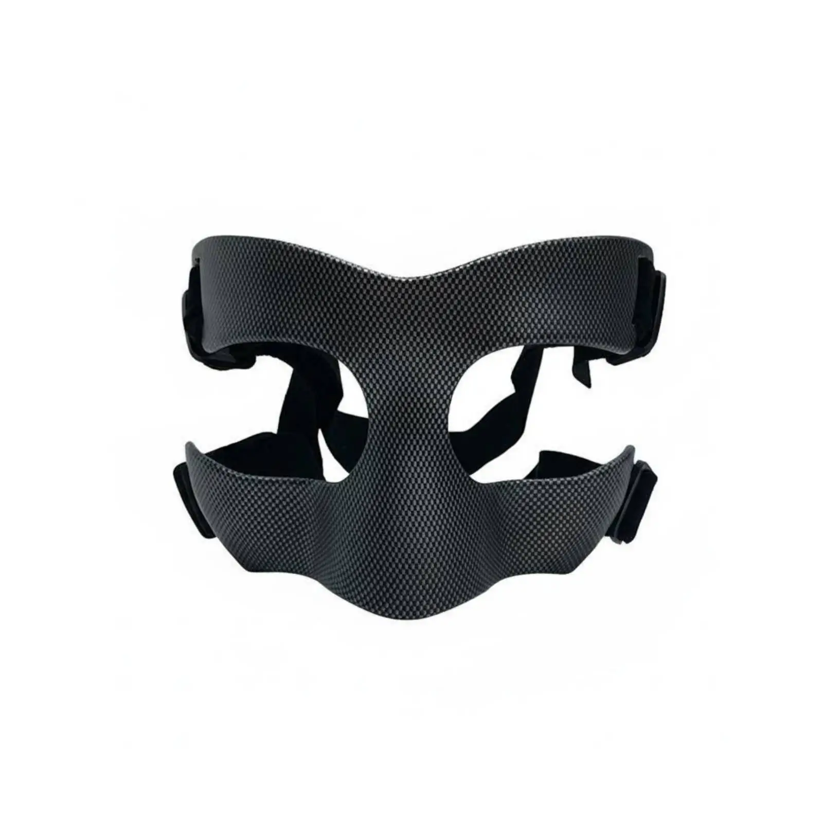 Basketball Face Mask Carbon Fiber Pattern Basketball Nose Guard Shock Absorption