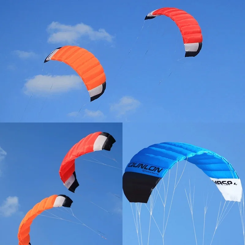 

Free shipping parachute giant kites quad line power kites wasp kites paraglider kiteboard kitesurfing equipment for adults kites