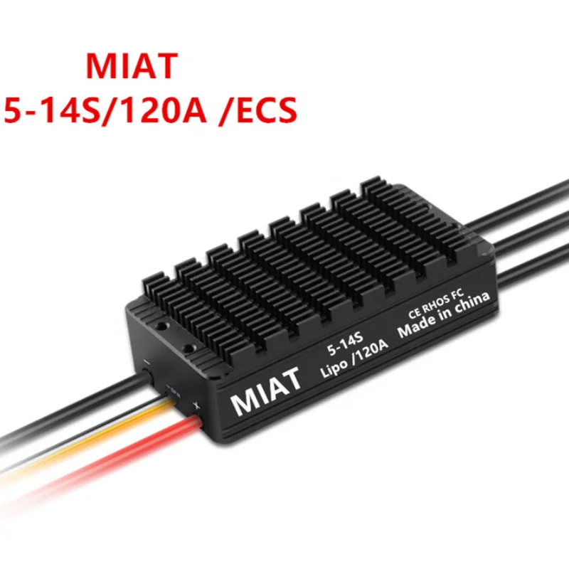 MIAT 2022 ESC China Supplier 24v 120a Esc for Agricultural Dr-ones/dr-one Crop Sprayer Parts view 3