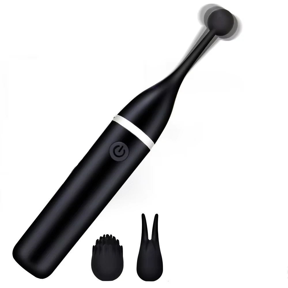 Female Clitoris 3 Caps Replaceable Vibrator G Spot Masturbation Massage Sex Toy Suitable For Women Couples Adult Products Erotic