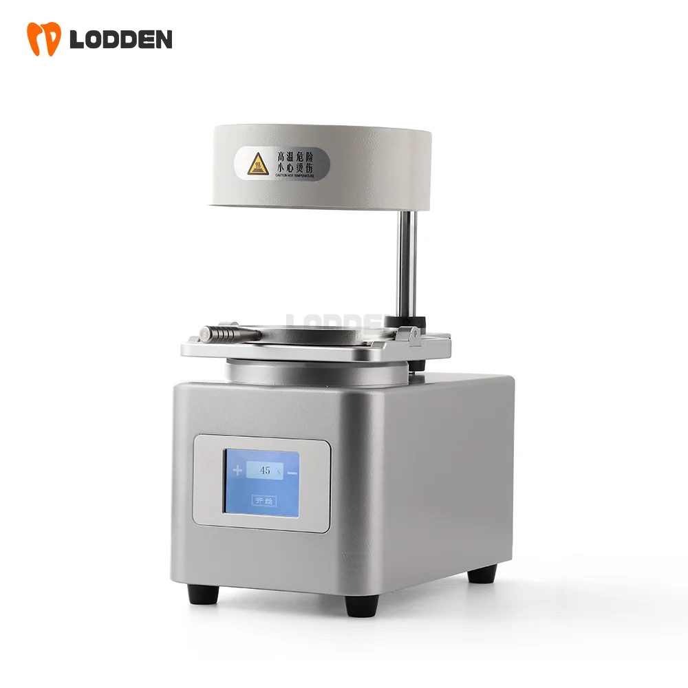 LODDEN Dental -95Kpa Pressure Automatic Vacuum Forming Machine for Retainers 0.5mm-3mm Film Compatible 125mm 127mm Sheet