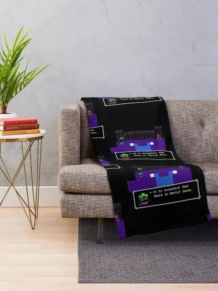 Deltarune Dialogues Throw Blanket Hairy Sofas Blankets