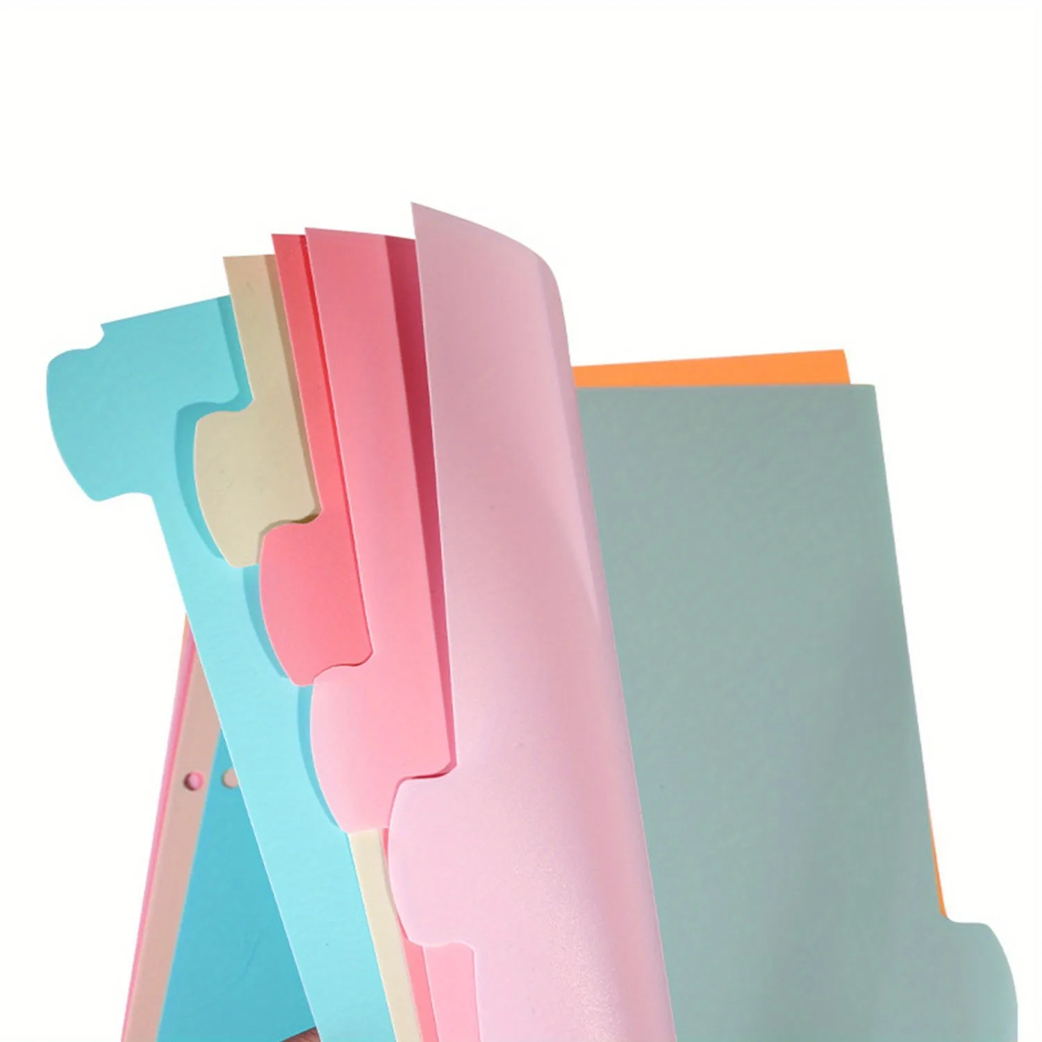 8 Tab Binder Dividers for 3 Ring Binders Paper Multicolor Dividers 3 Hole Punched Page Dividers Sturdy Binder Index Dividers