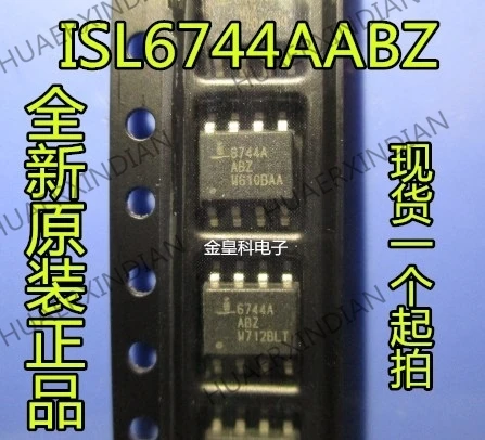 ISL6744ABZ 6744ABZ ISL6744ABZ SOP8 original, novo, 10 peças por lote