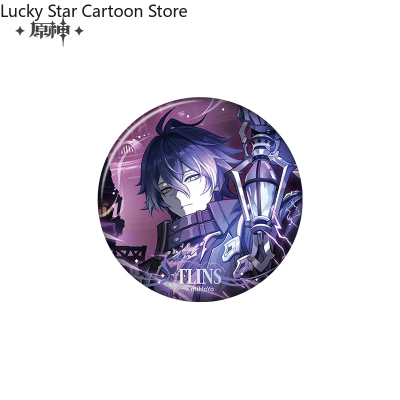 Mercancía oficial MiHoYo Original Sunsyea Genshin Impact serie insignia Cosplay Kiryll Chudomirovich Flins Durin Nicole Reeyn regalo