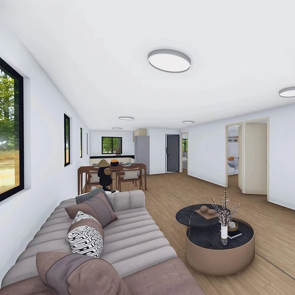 YG منزل صغير 20/40 قدم حاوية معيشة متنقلة مسبقة الصنع منزل قابل للتوسيع 2 3 4 5 غرفة نوم جاهزة فيلا منزل محمول #4