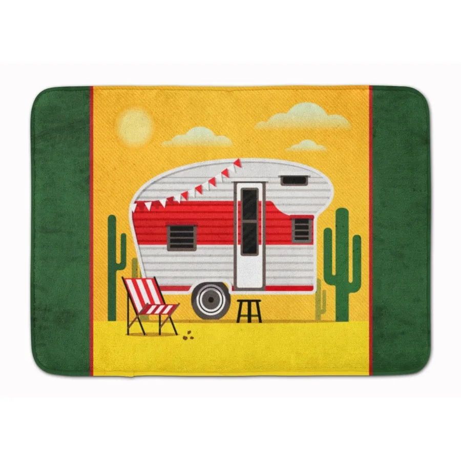 

Коврик из пены с эффектом памяти Greatest Adventure Retro Camper Desert, пригодный для машинной стирки
