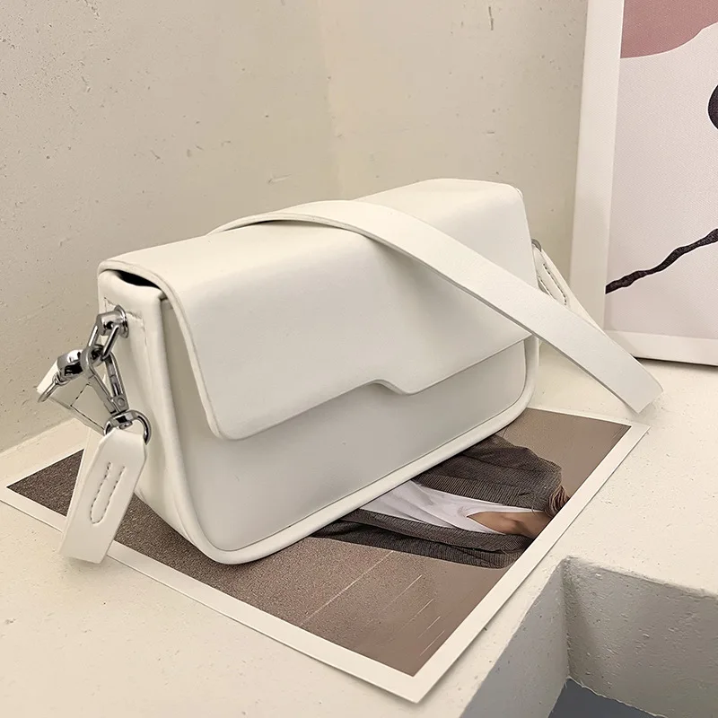 Female Bags Simple Fashion Bags For Women Shoulder Cross Waterproof Wear-resistant Handbags For Women  White Khaki  Green Black