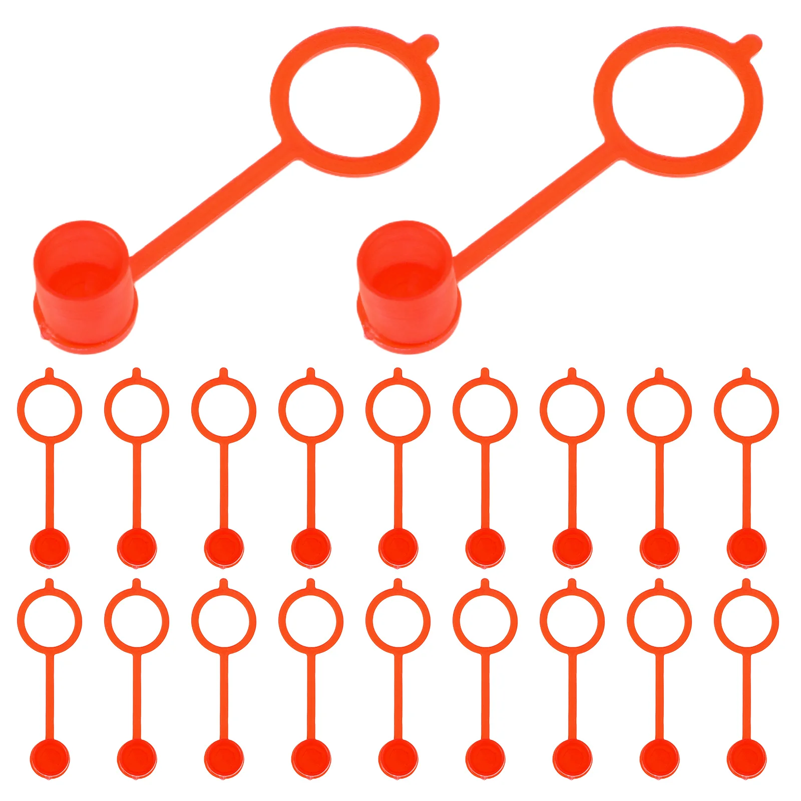 

200Pcs Yellow Plastic Grease Fitting Caps Screw Protective Covers Automotive Brake Bleeder Replacement Vehicle Accessories