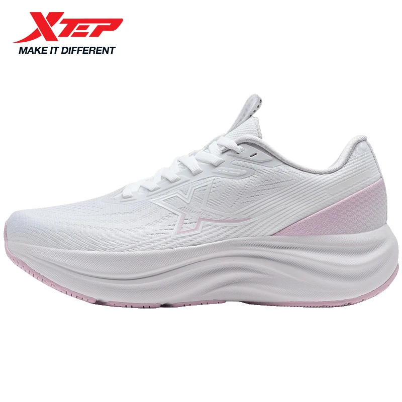 Xtep QingYun Lite Scarpe da corsa da donna 2025 Primavera Leggero con suola spessa Ammortizzato Retro Sneaker per donna 975218110042