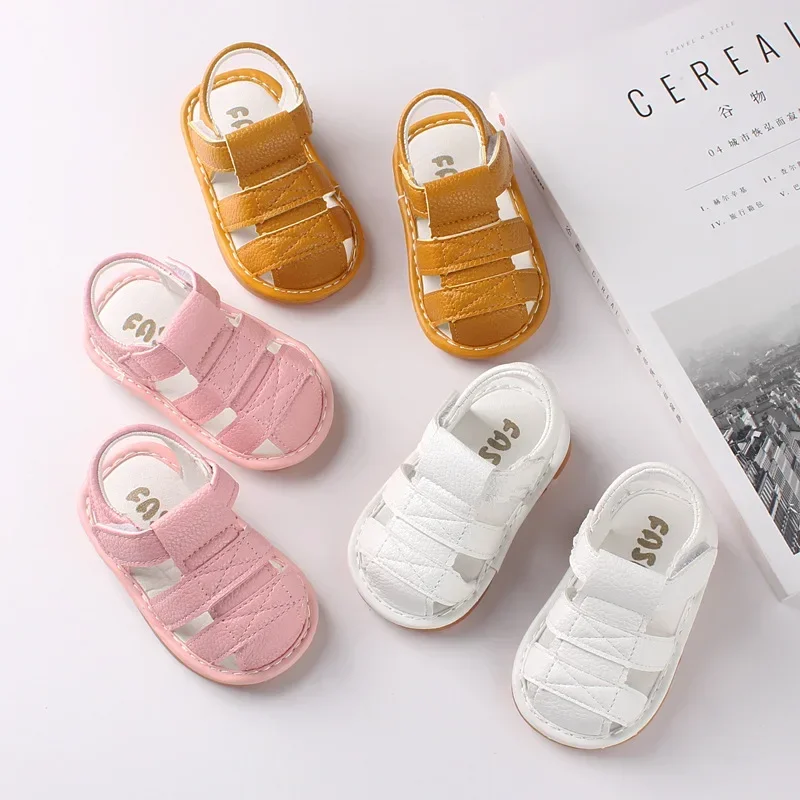 

New Cute Summer Baby Girls Boys Sandals Newborn Infant Shoes Casual Soft Bottom Non-Slip Breathable Shoes Pre Walker