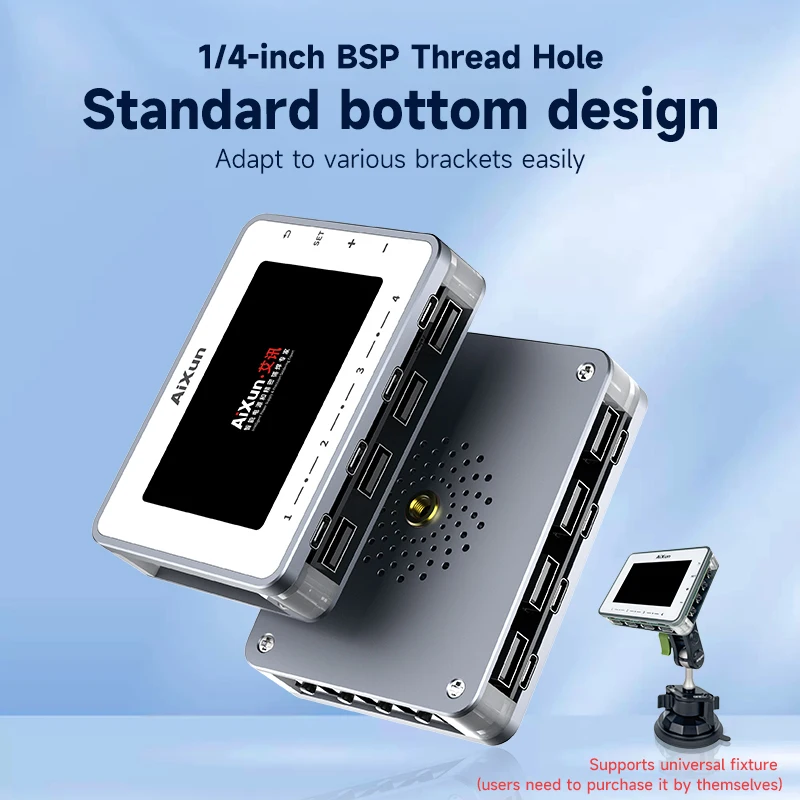 AiXun PF26 260W Intelligent Multi-channel Fast Charger Digital Display Multi-port Charging Station for MobilePhone Tablet Repair